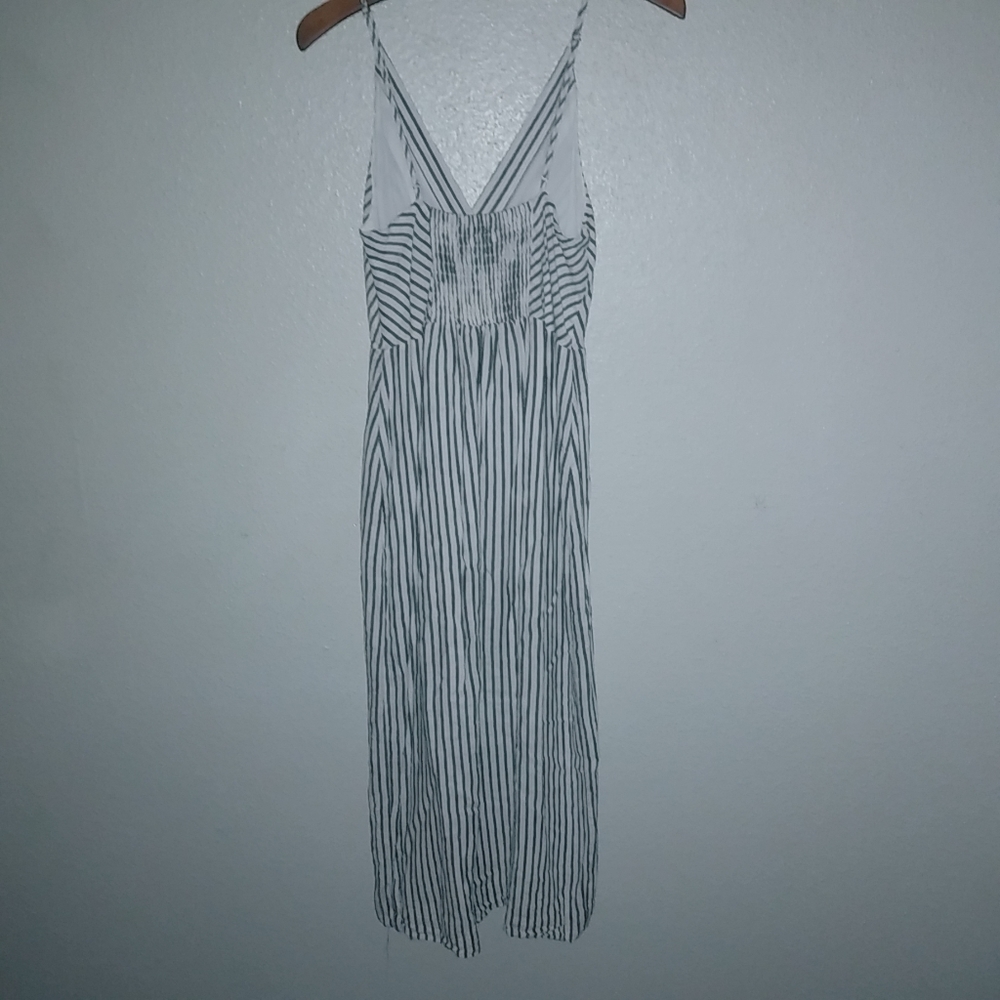 Urban Outfitters M Pinstriped Summer Button Down Front Dress - Picture 7 of 10